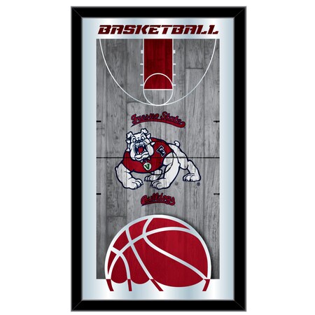 Fresno State University 15 X 26 Basketball Mirror